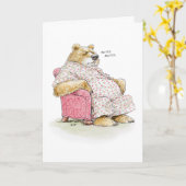 "幸せなMutter's日"の母の日カード カード (黄色い花)