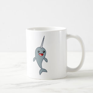 幸せなNarwhal コーヒーマグカップ