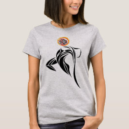 幸せなOmは鳴ります Tシャツ