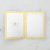 幸せなOstara -春の妖精の国-空白のなメッセージカード カード (内部)