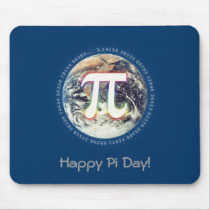 幸せなPi日 は数学を祝います マウスパッド