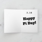 幸せなPi日- 3月14日 カード (内部)