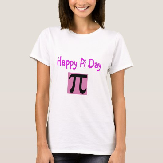 幸せなPi日 Tシャツ (正面)