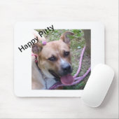幸せなPittyマウスパッド マウスパッド (マウス)