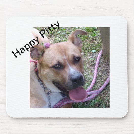 幸せなPittyマウスパッド マウスパッド (正面)