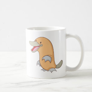 幸せなPlatypus コーヒーマグカップ