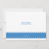 幸せなPurim -写真カード挨拶 カード (裏面)