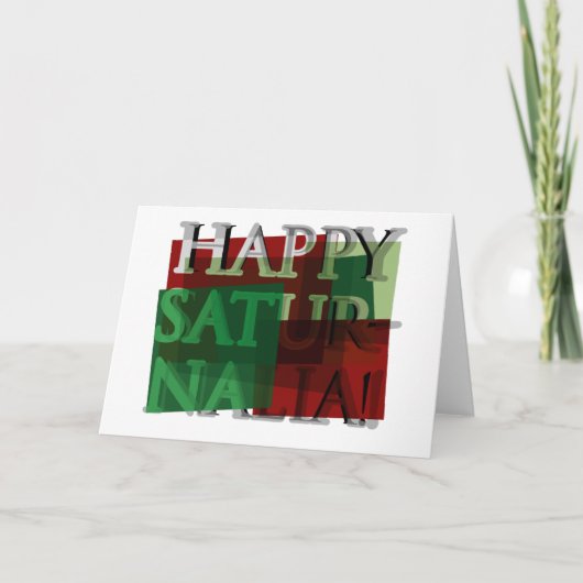 幸せなSaturnalia! 01 シーズンカード (正面)