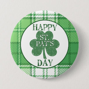 幸せなSt. Pat日ボタン 缶バッジ
