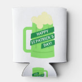 幸せなst patricksグリーンビール 缶クーラー (裏面)