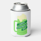幸せなst patricksグリーンビール 缶クーラー (缶裏面)