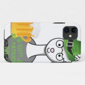 幸せなst patricks dayアルパカ Case-Mate iPhoneケース (裏面(横))