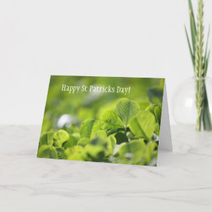 幸せなSt patricks day! カード