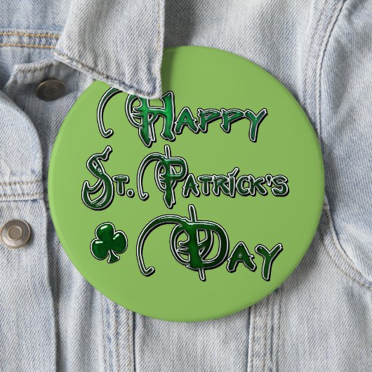 幸せなSt patricks day 缶バッジ (インサイチュ)