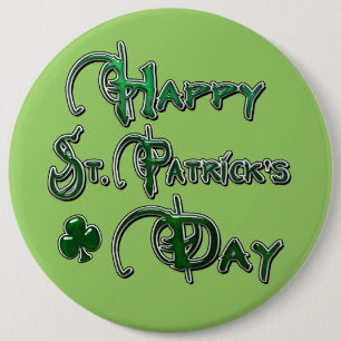 幸せなSt patricks day 缶バッジ