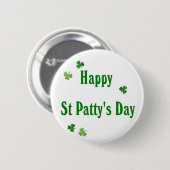 幸せなSt patty's day 缶バッジ (正面&裏面)