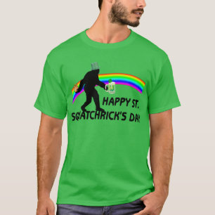 幸せなSt Squatchricks日 Tシャツ
