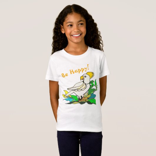 幸せなTシャツを着る Tシャツ (正面フル)