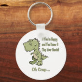幸せなTレックス キーホルダー (正面)