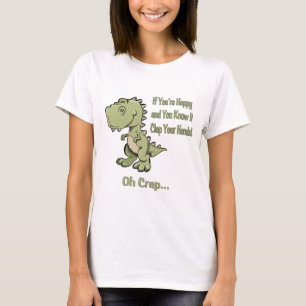 幸せなTレックス Tシャツ