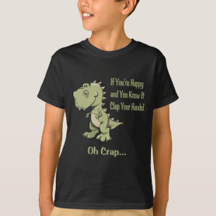 幸せなTレックス Tシャツ
