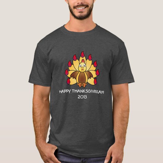 幸せなTHANKSGIVIKKAH Tシャツ (正面)
