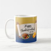 幸せなThanksgivukkah 2013年のDreidlかトルコ コーヒーマグカップ (左)