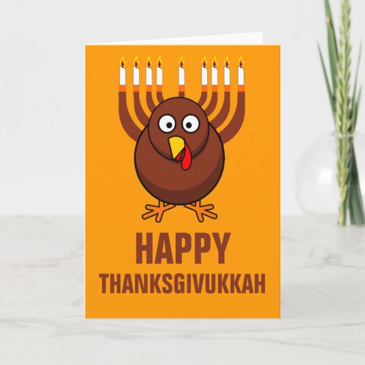幸せなThanksgivukkah 2013年 シーズンカード (正面)