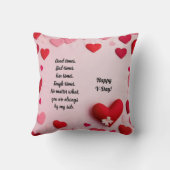 幸せなVデイ クッション (裏面)