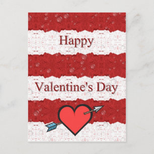 幸せなValentine' s日 シーズンポストカード