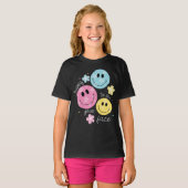 幸せにあなたの顔先生新学期 Tシャツ (正面フル)