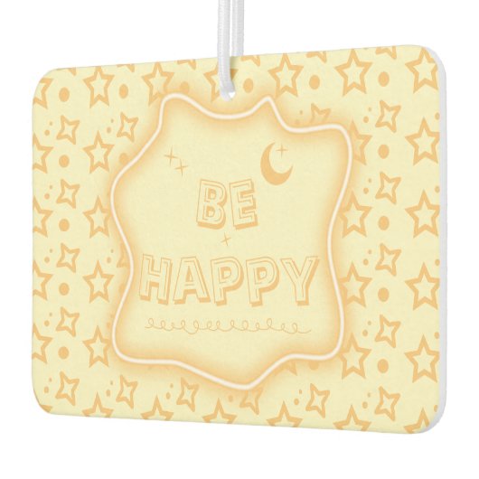 幸せにかわいい小スター柄の空気増進剤 カーエアーフレッシュナー (左)