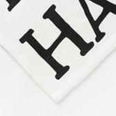 幸せにしてくれることをするやる気を起こさせる フリースブランケット (角)