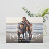 幸せにすべての日の休日の写真カード シーズンカード (スタンド正面)