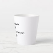 幸せになりたいなら カフェラテマグ (正面)