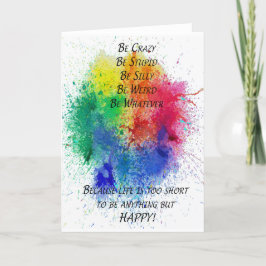 幸せになりましょう カード