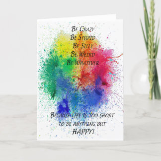 幸せになりましょう カード