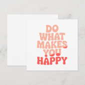 幸せになることをしよう (正面/裏面)