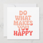 幸せになることをしよう (正面)