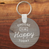幸せになることを選ぶ キーホルダー (正面)