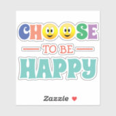 幸せになることを選ぶ シール (シート)