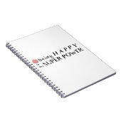 幸せになるのが私のすごいパワーノート ノートブック (右側)