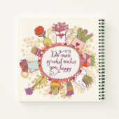 幸せになるものをもっとやれ ノートブック (裏面)