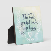 幸せになるものをもっとやれ フォトプラーク (正面)