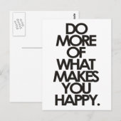 幸せになるものを増やす ポストカード (正面/裏面)