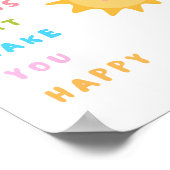 幸せになるようなことをする ポスター (角)