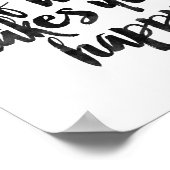 幸せになるようなことをもっと行う ポスター (角)