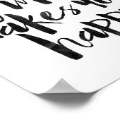 幸せになるようなことをもっと行う ポスター (角)