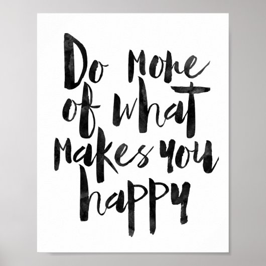 幸せになるようなことをもっと行う ポスター (正面)