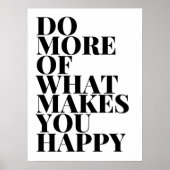 幸せになるようなことをもっと行う ポスター (正面)